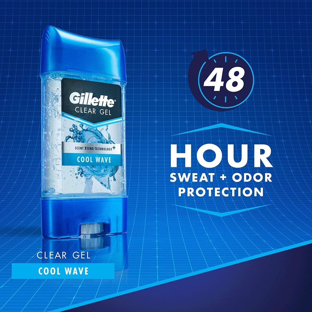 GILLETTE COOL WAVE ANTI-PERSPIRANT GEL 70 ML