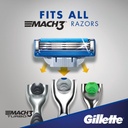 GILLETTE MACH 3 TURBO RAZOR +2 BLADES 4311