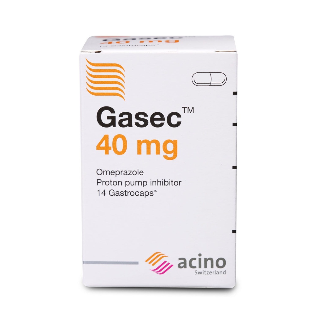 Gasec Antiulcerants 40 Mg 14 Pieces