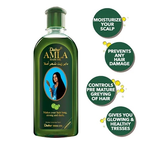 Dabur Amla Hair Oil For Hair Long, Strong and Dark 500 ML