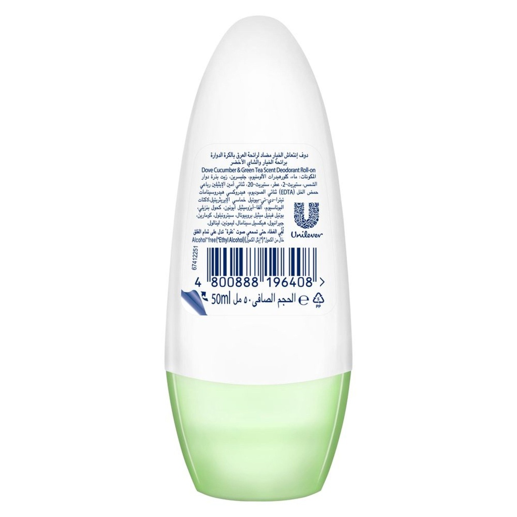 DOVE DEO ROLL GO FRESH CUCUMBER 50 ML