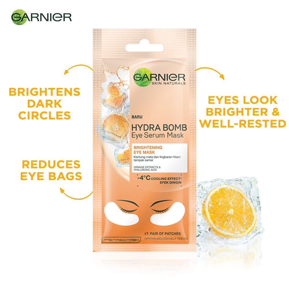 GARNIER HYDRA BOMB EYE TISSUE MASK 6 GM 