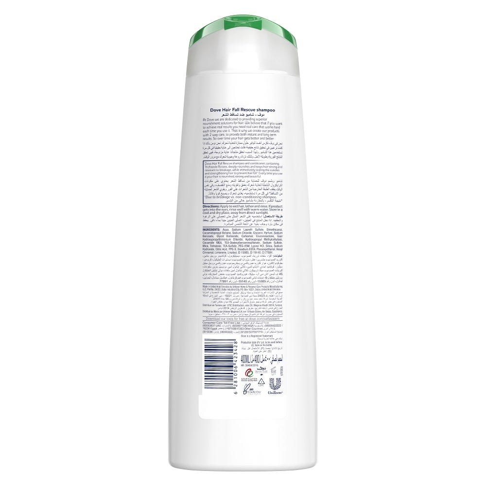 DOVE SHAMPOO HAIR FALL  400ML