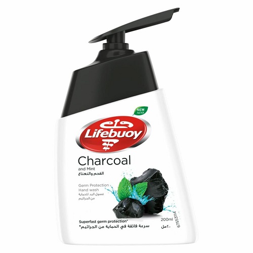 LIFEBUOY HAND WASH CHARCOAL AND MINT 200 ML 