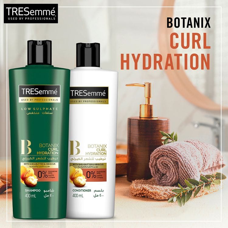 TRESEMME SHAMPOO BOTANIX CURL HYDRATION 400 ML