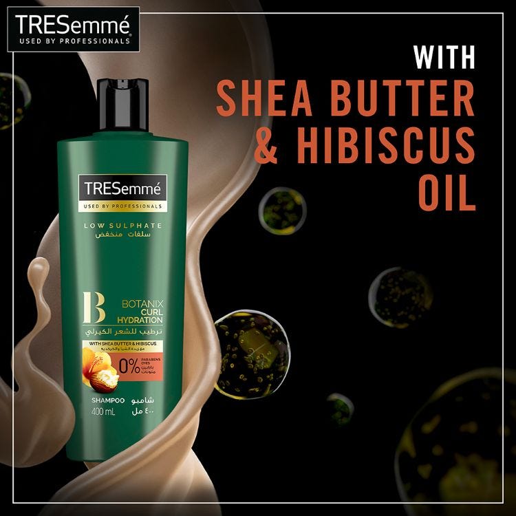 TRESEMME SHAMPOO BOTANIX CURL HYDRATION 400 ML