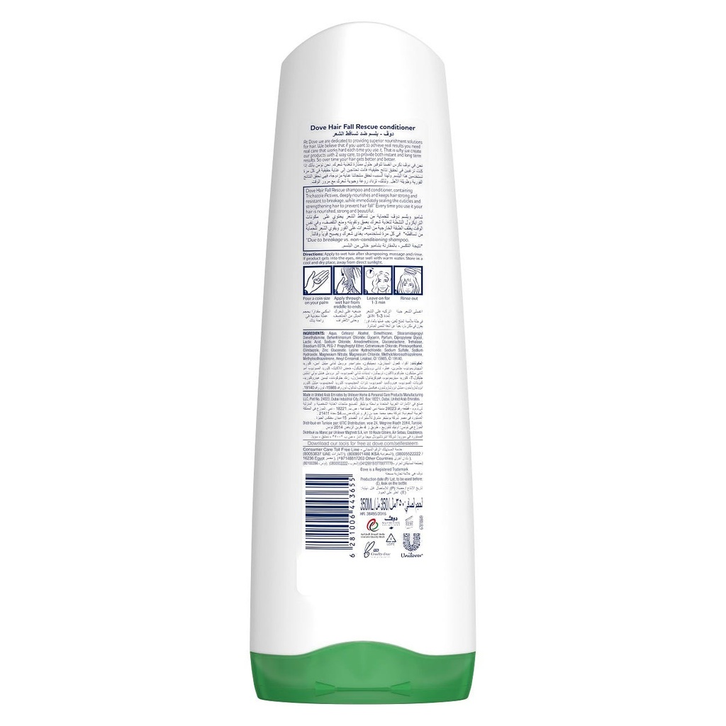 DOVE CONDITIONER HAIR FALL RESCUE 350 ML