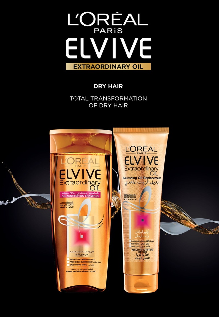 ELVIVE EXTRAOR OIL NOURISHING SH NORM HAIR 400ML