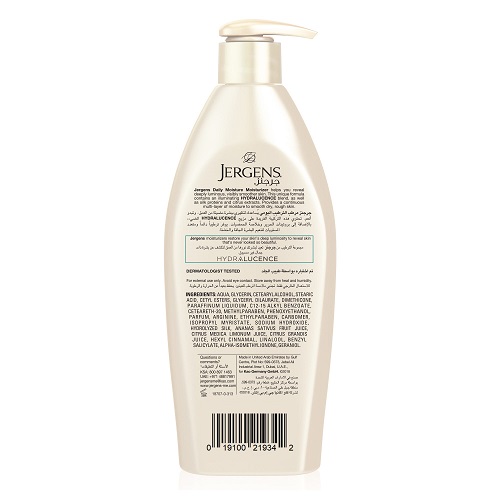 JERGENS DAILY MOIST LOTION  600