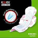 KOTEX MAXI SUPER + WINGS 12 X 10