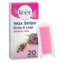 VEET WAX STRIPS  NORMAL SKIN 20