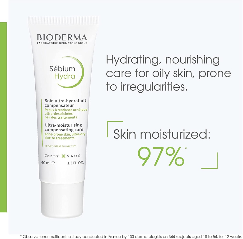 BIODERMA SEBIUM HYDRA MOISTURISING CREAM 40 ML