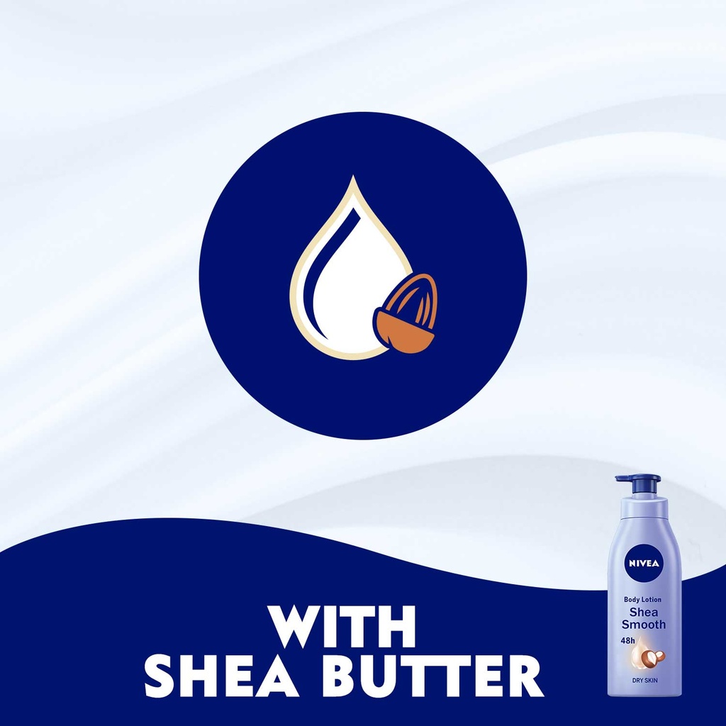 NIVEA SMOOTH BODY LOTION DRY SKIN400 ML ART.NO.881