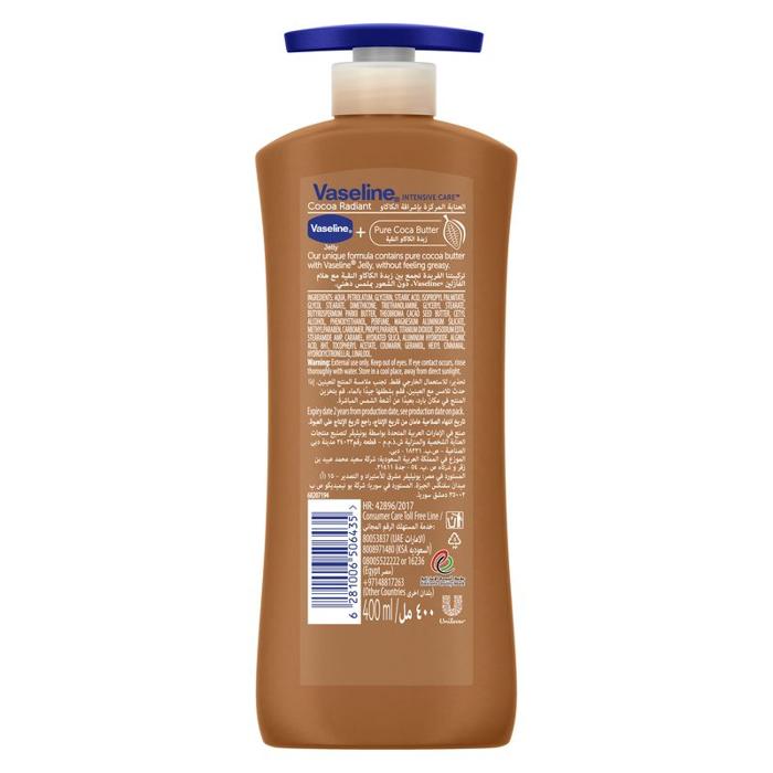 VASELINE COCOA RADIANT LOTION 400 ML