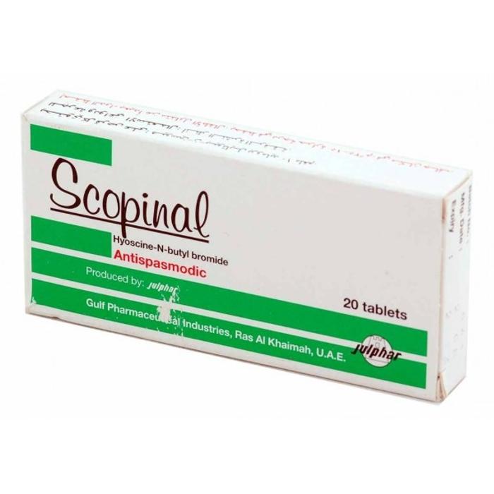 SCOPINAL 10 MG 20 TAB