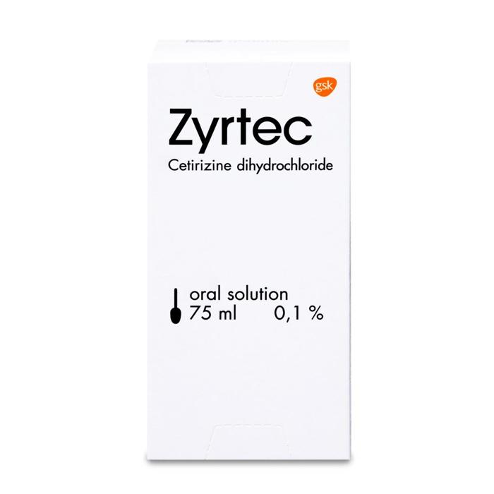 ZYRTEC 0.1% ORAL SOLN 75 ML