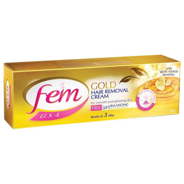 FEM HAIR REMOVAL CREAM GOLD 110 GM