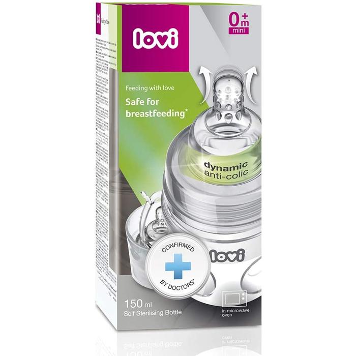 LOVI SELF STERILIZING BOTTLE 150 ML 21/572