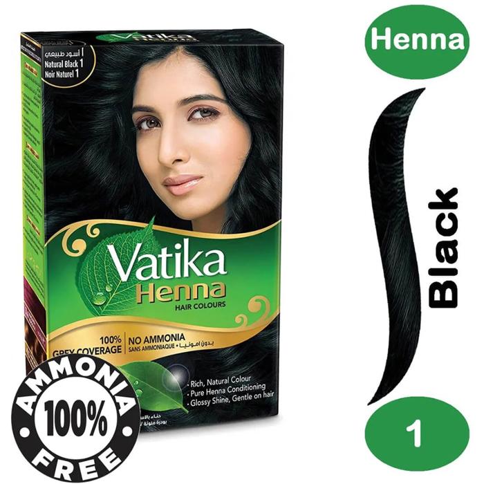 VATIKA HENNA COLOUR NATURAL BLACK