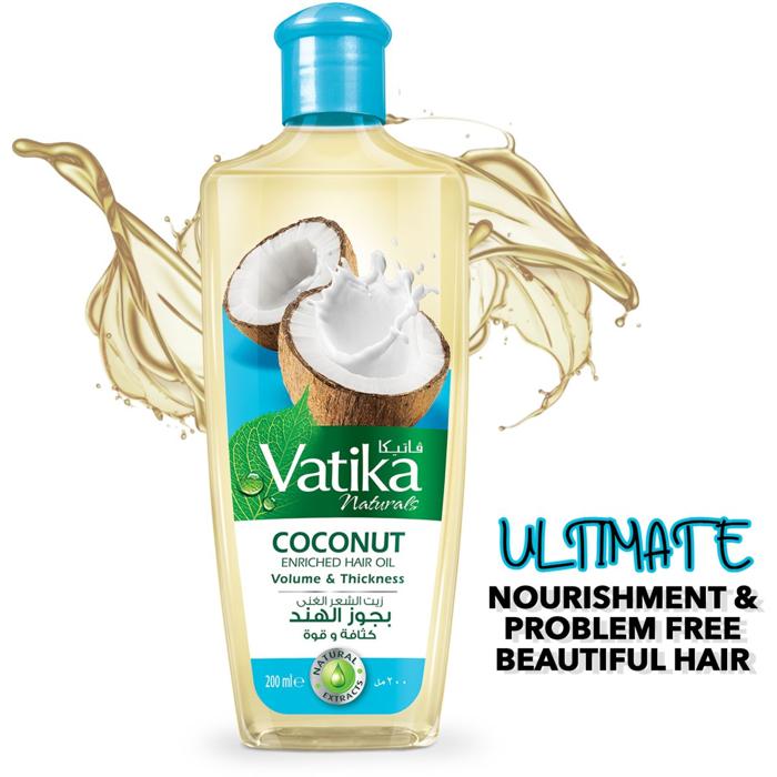 DABUR VATIKA COCONUT CASTOR OIL 300ML