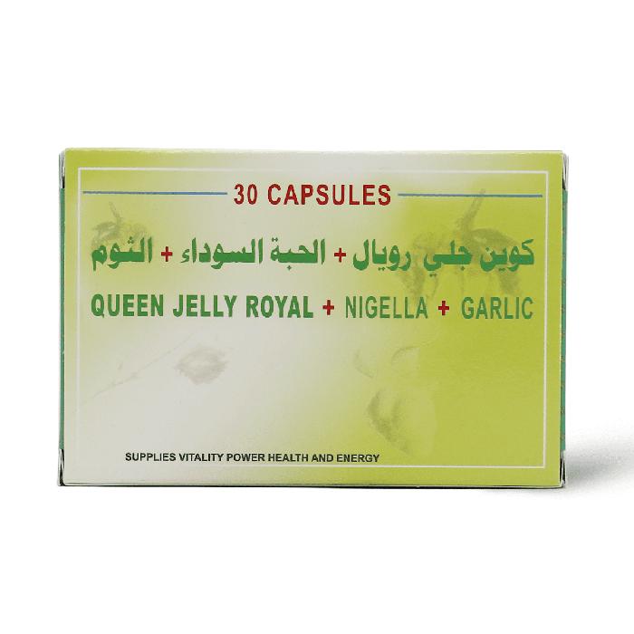 QUEEN JELLY ROYAL NIGELLA + GARLIC 30 CAP