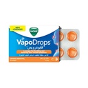 VICKS VAPODROP ORANGE MENTHOL 16 LOZ