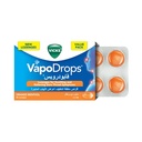 VICKS VAPODROP ORANGE MENTHOL 36 LOZ