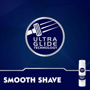 NIVEA FOR MEN SENSITIVE SHAVING FOAM 200 ML ART.NO