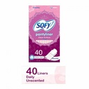 SOFY PANTYLINER COTTON SOFT UNSCENTED 40 Pad 1 Pack