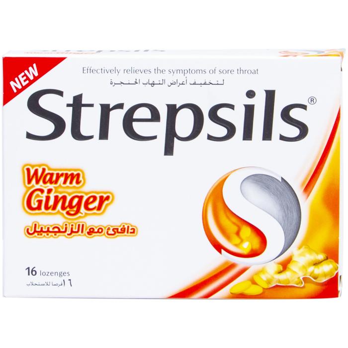 STREPSILS WARM GINGER 16 LOZE