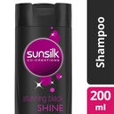 SUNSILK SHAMPOO STUNNING BLACK SHINE 200