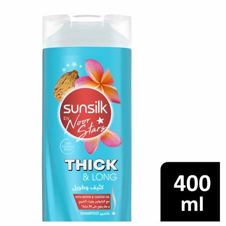 SUNSILK THICK LONG SHAMPO 400 ML