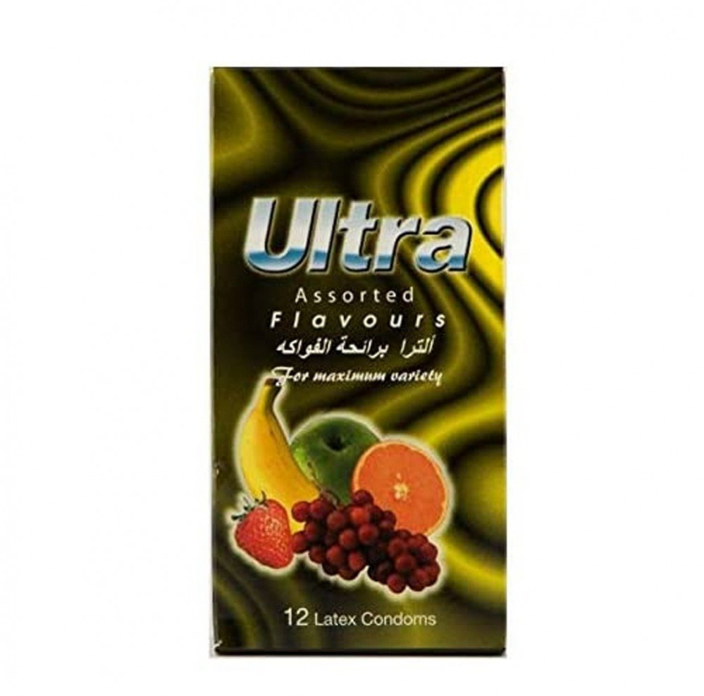 ULTRA FLAVOURS CONDOMS 12 PCS