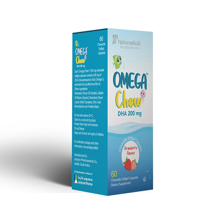 JP OMEGA CHEW DHA 200 MG 60 CAP