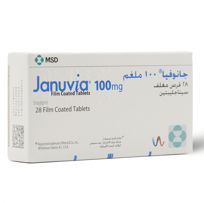 JANUVIA 100 MG 28 TAB