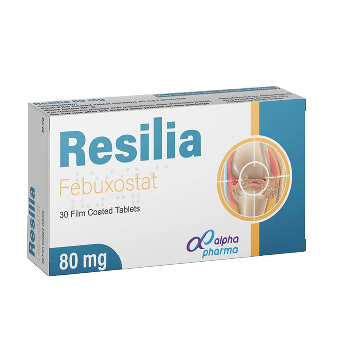 RESILIA FEBUXOSTAT 80 MG 30 F.C TAB