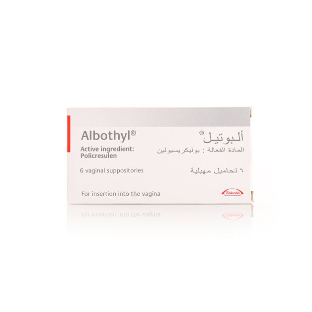 ALBOTHYL  90MG 6 VAGINAL OVULE