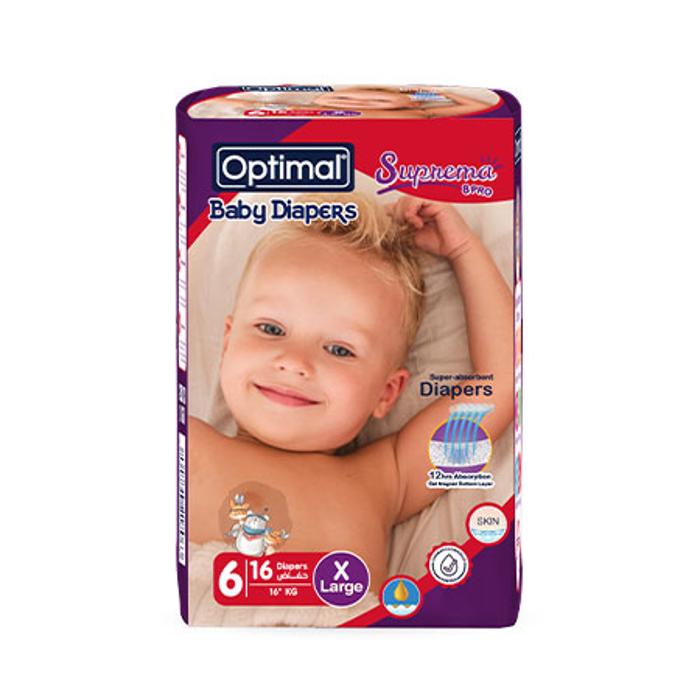 OPTIMAL DIAPER NO6 16+ KG 16 PCS OPB 7063 1 Pack