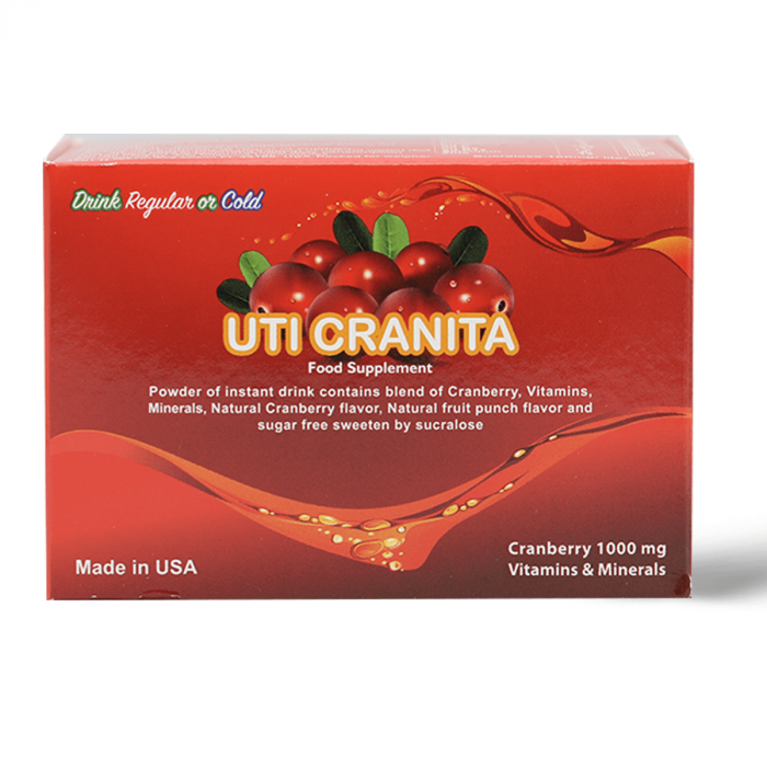 UTI CRANITA NATURAL CRANBERRY FLAVOR 15 PACKETS