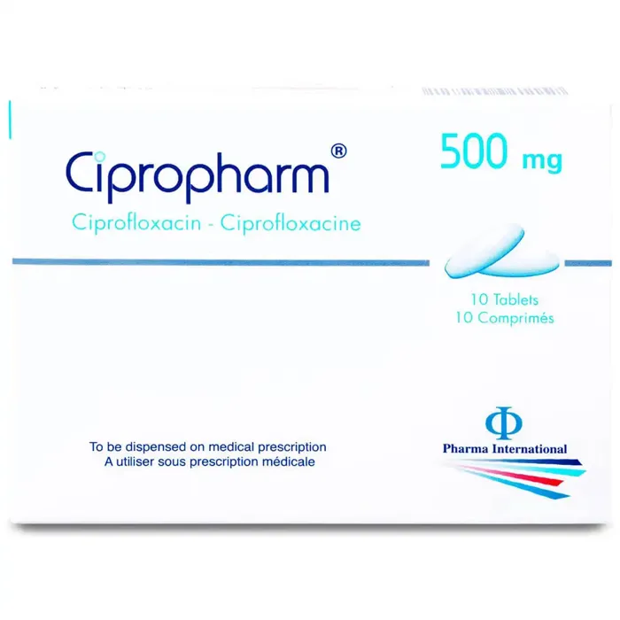 CIPROPHARM 500 MG 10 TAB