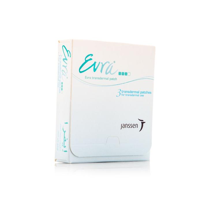 EVRA 3 TRANSDERMAL PATCHES