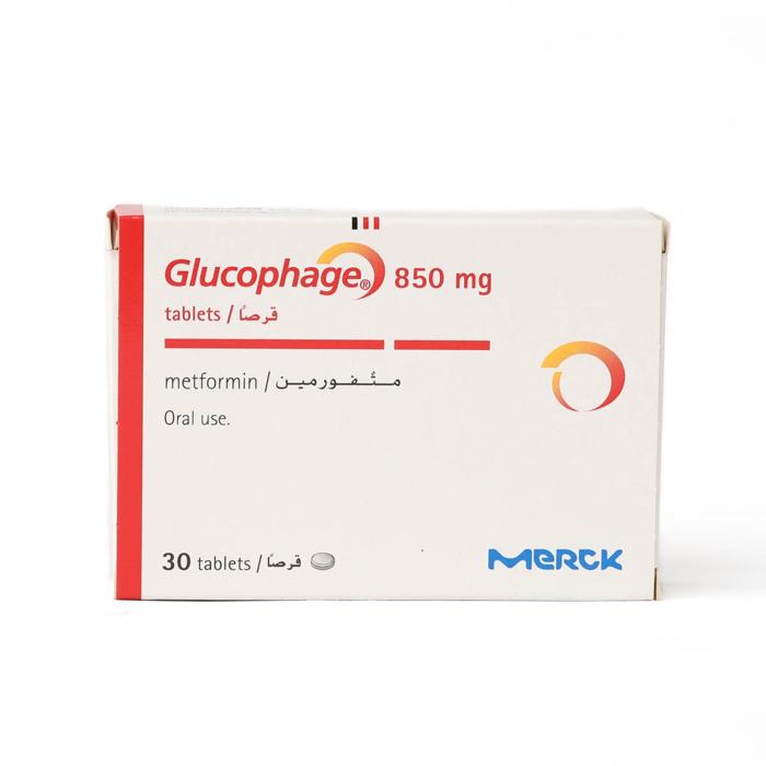 GLUCOPHAGE 850 MG 30 TAB