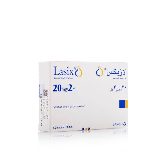 LASIX AMP 20 MG/2 ML 5 AMPOLS /BOX