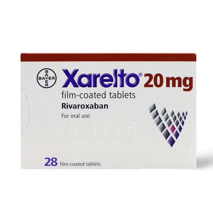 XARELTO 20 MG 28 TAB