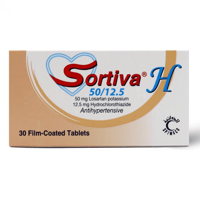 SORTIVA H 50 / 12.5 MG 30 TAB