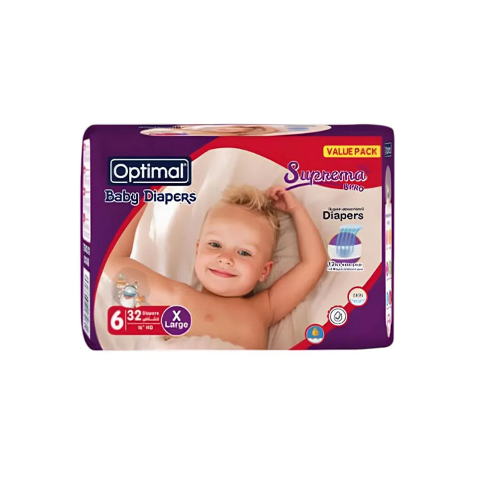OPTIMAL DIAPER NO6 X LARGE 16+ KG 32 PCS OPB 1726 1 Pack