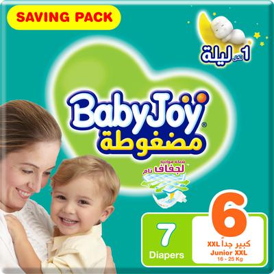 Baby Joy Diapers Compressed Diamond Pad #6 7 Diaper   1 Pack