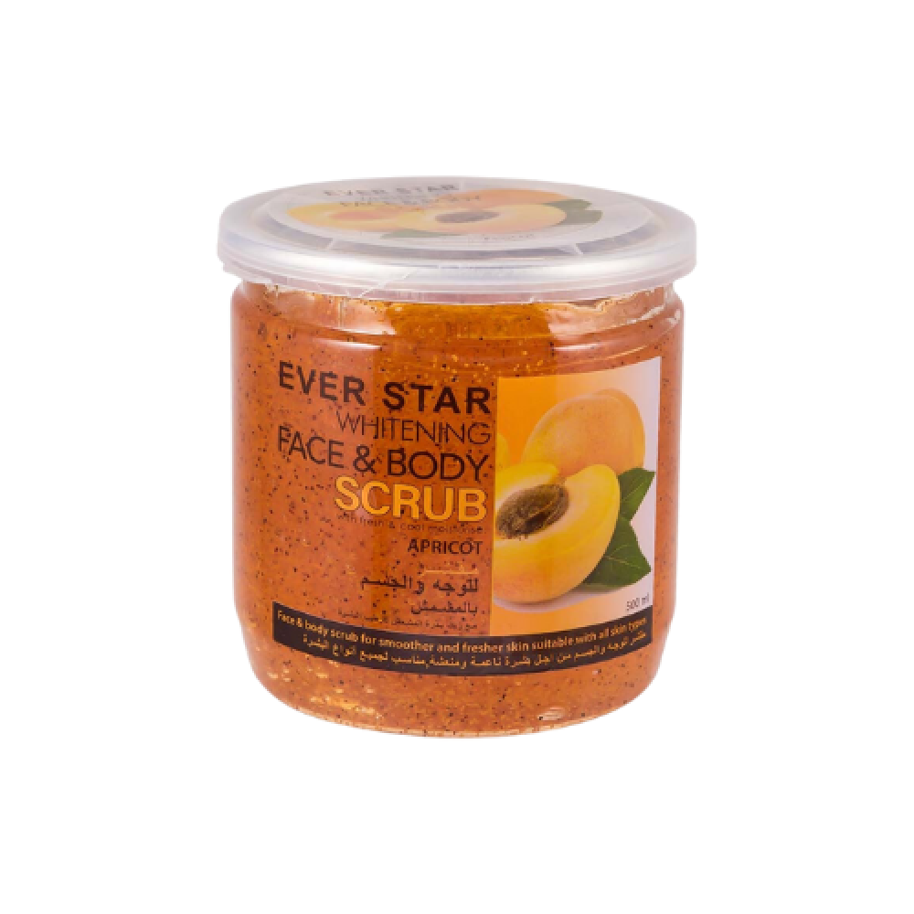 EVER STAR APRICOT SCRUB FOR FACE AND BODY 500 G