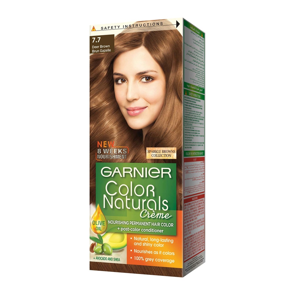 GARNIER COLOR NATURAL CREAM 7.7 DEER BROWN