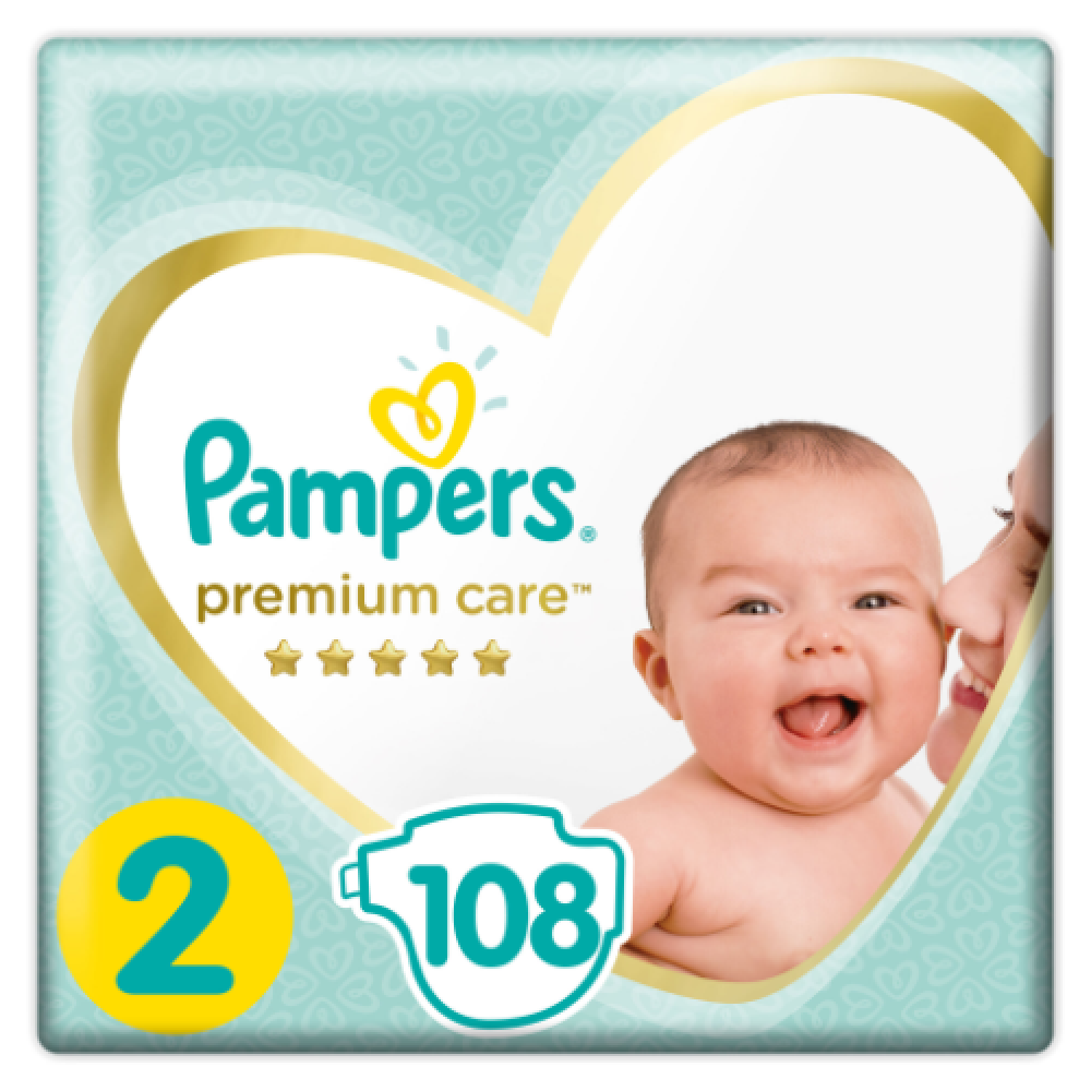 PAMPERS PREMIUM CARE NO2 SMALL 2 X 108